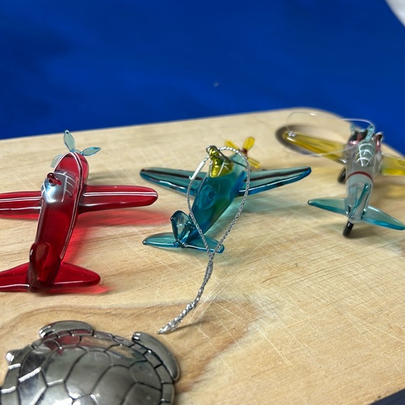 🖤Glass 2 of Airplane ✈️ ornament set + Free red one - Picture 6 of 14